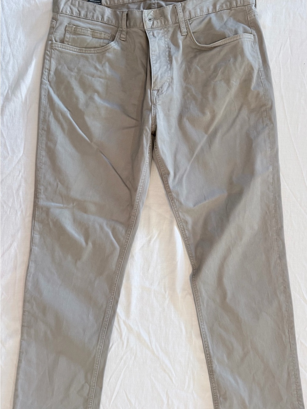 Joe’s Jeans Men's Slim Straight Pants in Light Gray Size 36